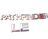Nissan Pathfinder LE emblem letters badge logo OEM Factory Genuine Original - £14.25 GBP