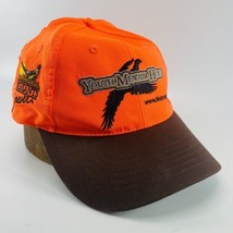 Pheasants Quail Forever Youth Mentor Hunt Hat Cap PF  Strapback Orange H... - £19.22 GBP