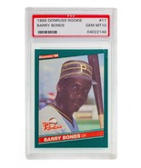 1986 Donruss Barry Bonds Rookie Card Graded by PSA as Gem Mt 10 #11 - £254.23 GBP