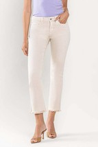 Vervet By Flying Monkey melissa cropped jean in Parchment - £38.58 GBP