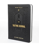 Wine Journal Guided Wine Tasting Notes 5&quot; x 7&quot; B6 Notebook Features 4 St... - £35.92 GBP