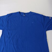 Champion Men's Size Large Blue Short Sleeve Crew Neck T-Shirt Chest 43 image 10