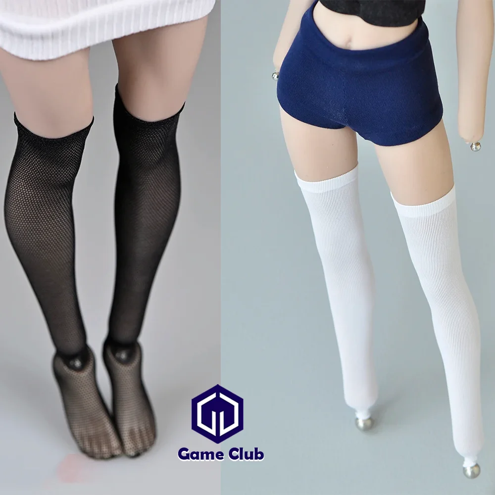 Multiple Colors 1/6 Scale Female Soldier Long Tube Over-Knee Socks Calf Hooded - £9.60 GBP+