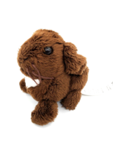 American Girl Doll Julie&#39;s Brown Bunny Rabbit Nutmeg Pet 3&quot; Plush Toy B96 - £7.82 GBP