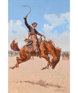 Frederic Remington The Bronco Buster Western Giclee Art Print + Ships Free - £30.66 GBP+