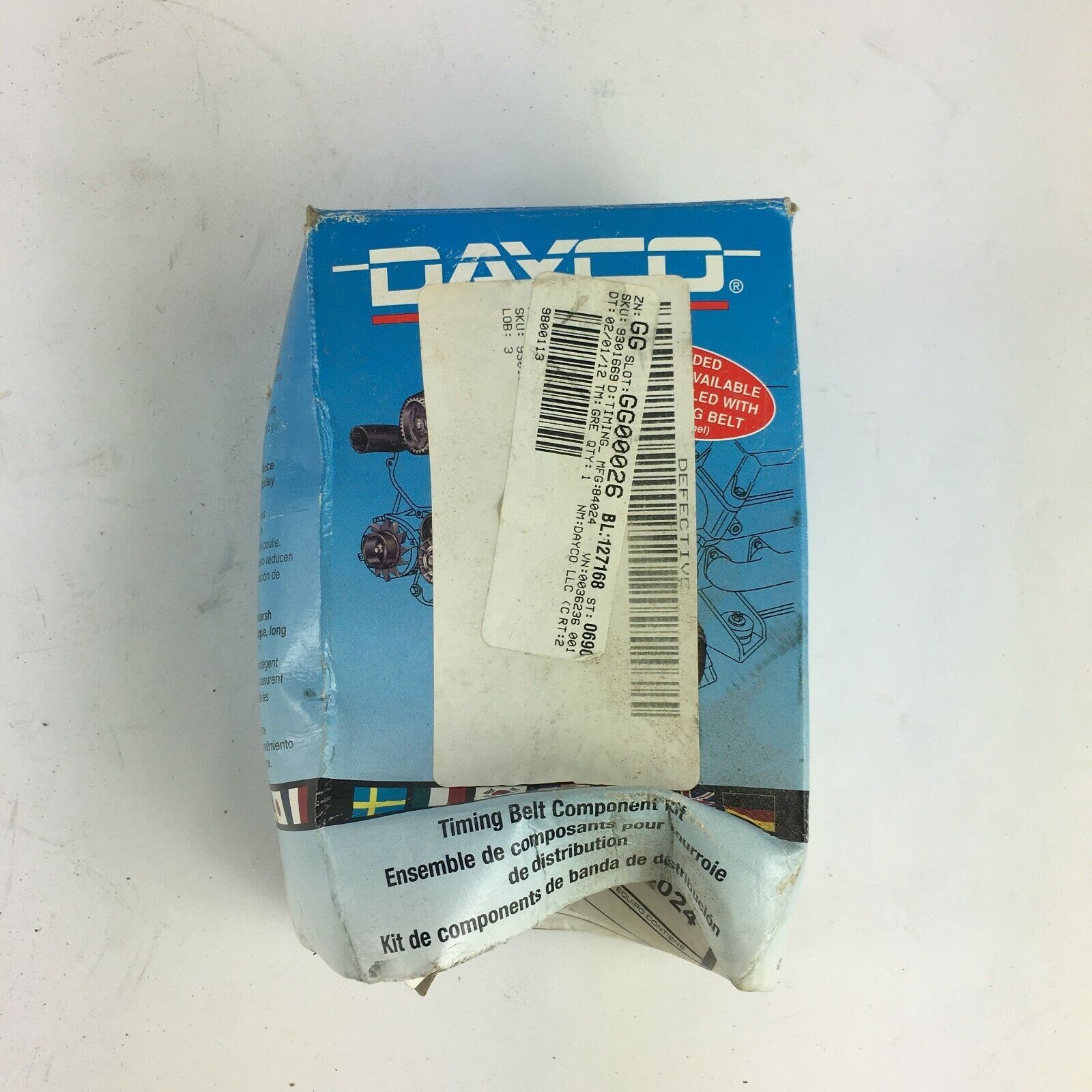 Genuine Dayco Automotive Timing Belt Component Kit 84024 A11 - $8.99