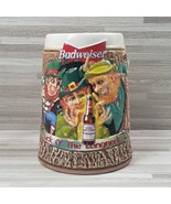 Budweiser 1997 St. Patrick&#39;s Day Stein &quot;Luck O&#39; The Longneck&quot; - £11.37 GBP