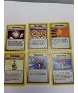Lot of 6 1999 &amp;99-2000 Pokemon Trainer Cards Max Revive ; Max Revive Tra... - $154.58 MXN