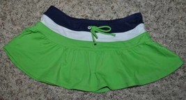 Girls Swimsuit Skirt Cover Up Zeroxposur Green Swim-size 10 - $7.43