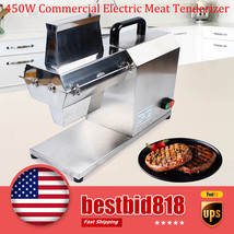 450W Commercial Electric Meat Tenderizer Cuber Pork Steak Machine Stainless 110V - £378.88 GBP