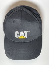 CAT Caterpillar Inc Hat Cap Mens Logo Black Adjustable - £10.08 GBP