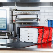 10 PACK Insulated Catering Pizza Food Delivery Carrier Bag Box Red 20&quot; 18&quot; 16&quot; - £204.44 GBP