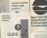 3 New York Hunting Trapping Fishing Guides 1970 1971 1973 1970 Deer Hunt... - $37.62