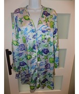VICTORIA&#39;S SECRET FISH PRINT SLEEP SHIRT LS SIZE M WOMEN&#39;S - $26.20 CAD