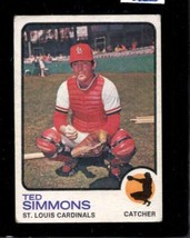 1973 Topps #85 Ted Simmons Vg Cardinals Hof *X102592 - $1.72