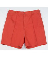 Izod Saltwater Baked Apple Flat Front Casual Shorts Men&#39;s NWT - £40.05 GBP