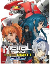 Dvd Anime Full Metal Panic Season 1-4 (Volume. 1-61 End) English Subtitle - £64.17 GBP