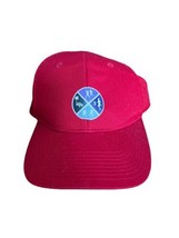 Port Authority Hat Cap Mens Adjustable Snapback Trucker Red Sports Front - $11.85