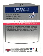 2004 SkyBox LE #47 Hideo Nomo Los Angeles Dodgers - £2.38 GBP