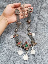 Berber jewelry, Berber enamel Necklace , Handmade necklace, Enamel Jewelry, Ethn - £134.78 GBP