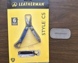 New(other) Rare Retired Blue Leatherman Style CS Multitool &amp; Pouch, Scis... - $116.39
