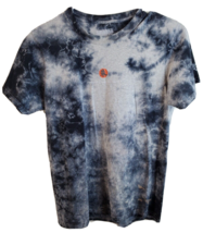 Naruto T Shirt Youth Medium Black White Tie Dye Knit Short Sleeve Logo C... - £12.74 GBP