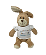 Vtg "Somebunny Loves Monkey Man" 14"  Plush Rabbit – Mai-Toi 2019 Stuffe... - $18.99