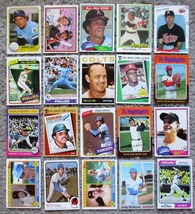 Lot Of 20 Hall Of Famer Baseball Cards Brett, Carew, Gibson, Kaline, Carlton + - £17.93 GBP