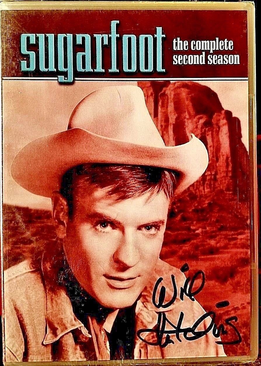 Primary image for SUGARFOOT DVD : Season 2, WILL HUTCHINS AUTOGRAPHED for WARNER BROS. NEW  2nd
