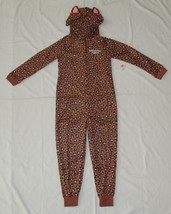 One-Piece Pajamas Size 6 7 8 10-12 Blanket Sleeper Union Hooded Cheetah ... - $468.33 MXN