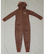 One-Piece Pajamas Size 6 7 8 10-12 Blanket Sleeper Union Hooded Cheetah ... - $468.33 MXN