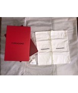 Ferragamo shoe box from heels with dust bags empty red - $356.25 MXN