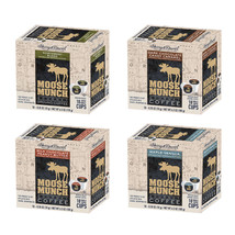 Moose Munch Northwest/DarkChocCaramel/ChocPeanutButter/MapleVanilla 4/18 ct  - £31.44 GBP