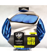 Sun Shade ~ Twist ~ 31.5&quot; x 28.5&quot; Reflective Royal Blue Auto Accessories - €15,43 EUR