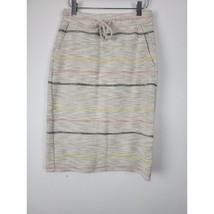 Lou &amp; Grey Loft Pencil Skirt XS Womens Cotton Blend Pockets Tie Waist Above Knee - £14.70 GBP