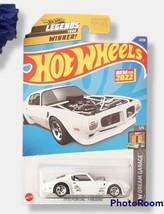 Hot Wheels 1970 Pontiac Firebird White 2022 HW Dream Garage Diecast Car - £6.23 GBP