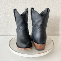 Lane EMMA JANE Womens Cowboy Bootie 9.5 Black Western Cowgirl Short Ankl... - $128.70