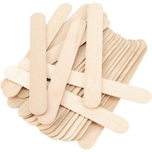 400 Pcs 7.9 Inches 200Mm Natural Wooden Craft Sticks, Wood Ice Cream Sti... - $43.98