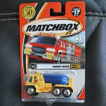Matchbox Build It Right Cement Mixer Truck Yellow Diecast 1/64 Scale #17... - £6.68 GBP