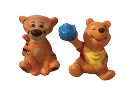 Vintage Copyright Disney Tigger &amp; Pooh Mini Sitting Figures - $12.45