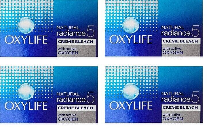 Oxy Life Bleach Oxygen Power With Skin Radiance Serum, 27g (pack of 4) - $29.02