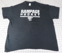 San Antonio Rampage Black T-Shirt Mens XL Hockey Team EUC Gildan - £17.77 GBP