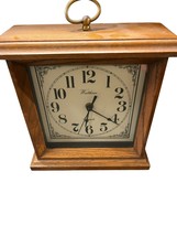 Waltham Quartz Wood Mantel Clock Vintage Desk Table Clock - $1,489.04 MXN