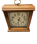 Waltham Quartz Wood Mantel Clock Vintage Desk Table Clock - $1,489.04 MXN