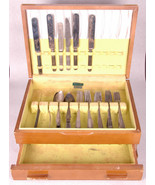 Rogers Silverplate by Oneida Chest Case-Random Silverware Flatware  - €80,54 EUR
