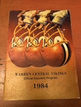 1984 Football Program Warren Central High School Vicksburg Ms Yearbook 60 Pages - £17.40 GBP