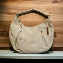 Cole  Haan Large White Patent Leather Hobo Bag Tote B29494 - $69.09 CAD
