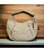 Cole  Haan Large White Patent Leather Hobo Bag Tote B29494 - $50.46
