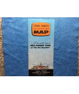 Vtg 1960’s Coral Gables  Self Guided Tour Map Brochure - $33.53 CAD