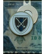 White Crossed Golf Clubs BM &amp; Hat Clip- Small but Strong Magnet  - Free ... - $12.16